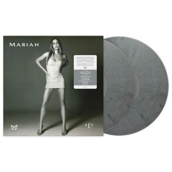 Mariah Carey - #1's (Limited Edition Metallic Silver & Black Swirl) - 2LP. Now available online in uae